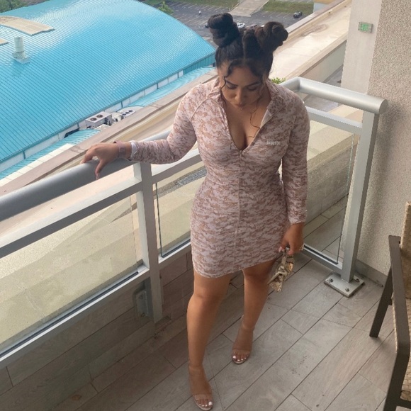 PRIX WORKSHOP Knight camo print dress - Picture 4 of 5